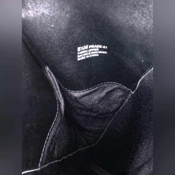 Black Suede Over The Knee Chunky Heel Boots 8.5 - Picture 8 of 9